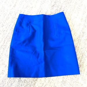 JCrew Cotton mini skirt blue size 0